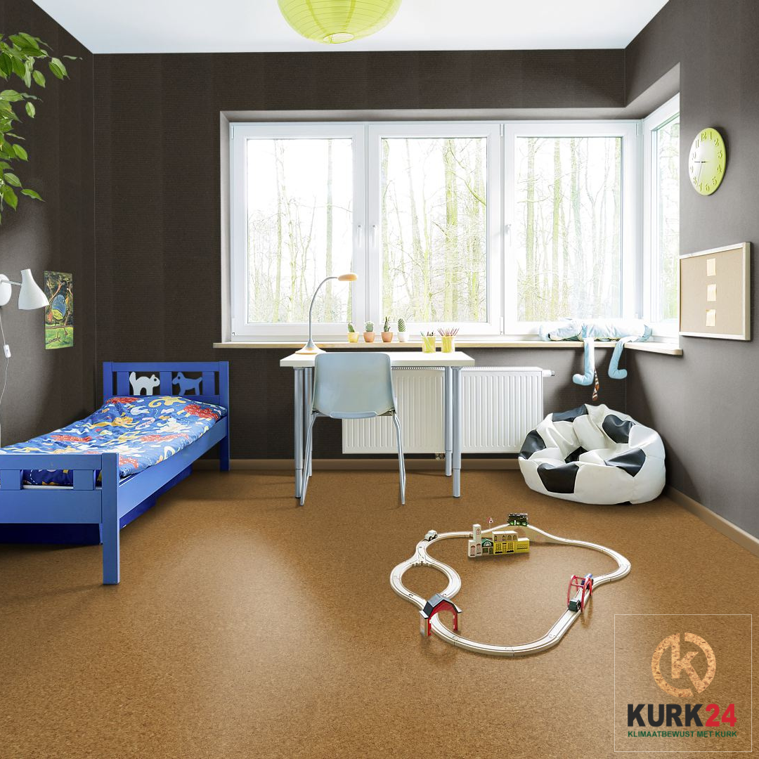 ClimaCork Gelakte plak kurkvloer - Parijs - 60 x 30 cm- 6mm. dik - per m2