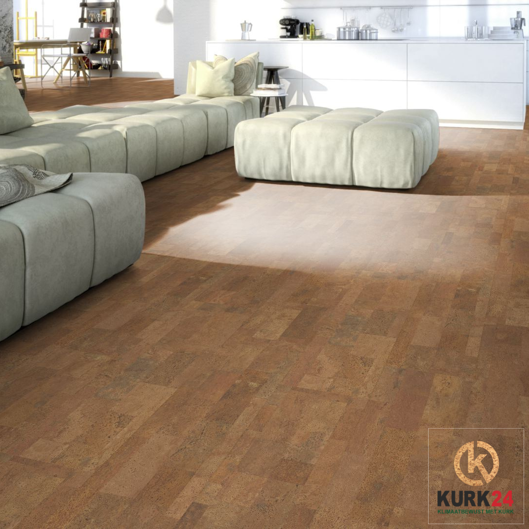 ClimaCork Ongelakte plak kurkvloer - Giara - 60 x 30 cm. - per m²
