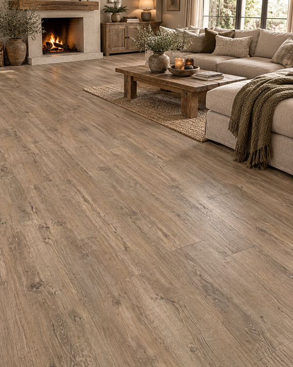 RESTPARTIJ 49 m² – Corklife Tuscan Pine | Kurk klikvloer houtlook 8,5 mm