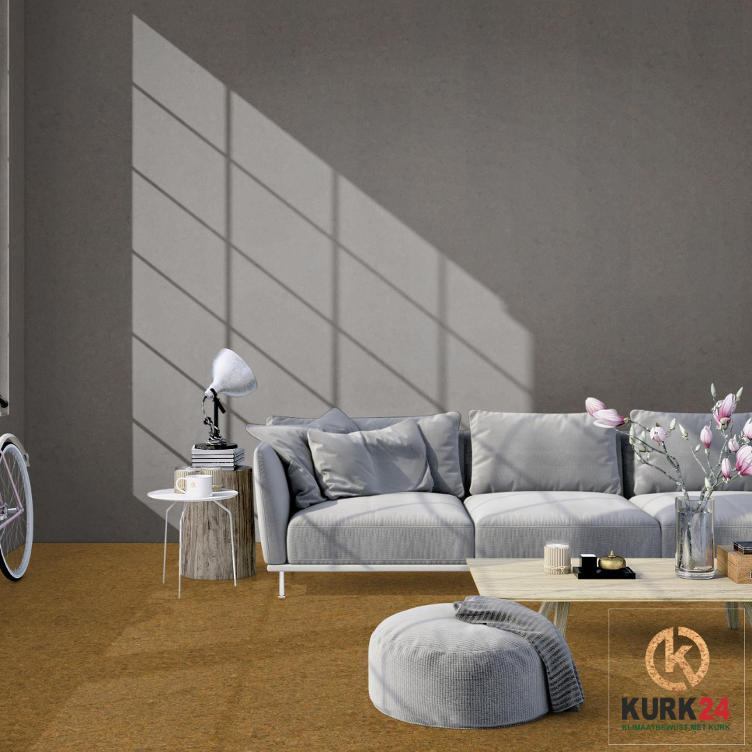 Granorte Gelakte plak kurkvloer - Champagner - 60 x 30 cm - per m²