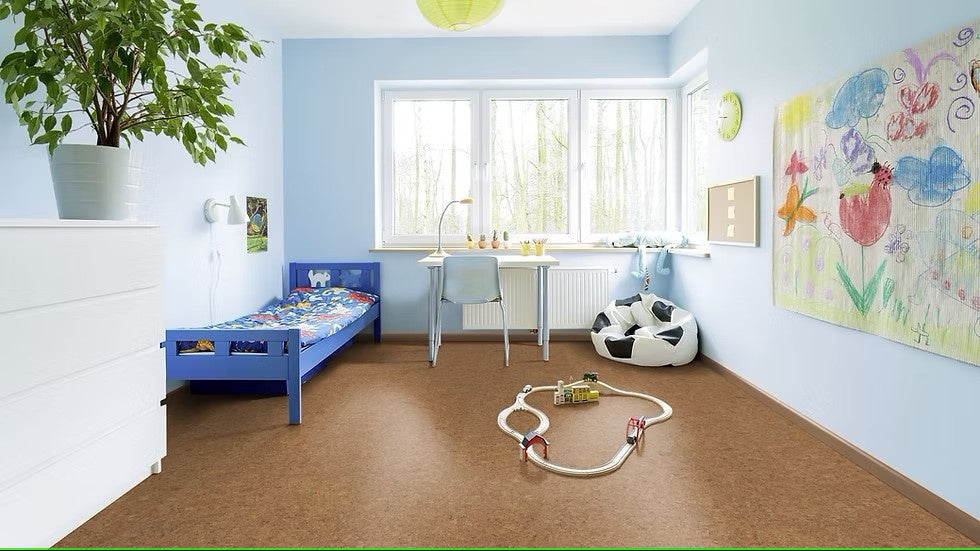 Granorte Gelakte plak kurkvloer - Classic - 60 x 30 cm. - Per m²