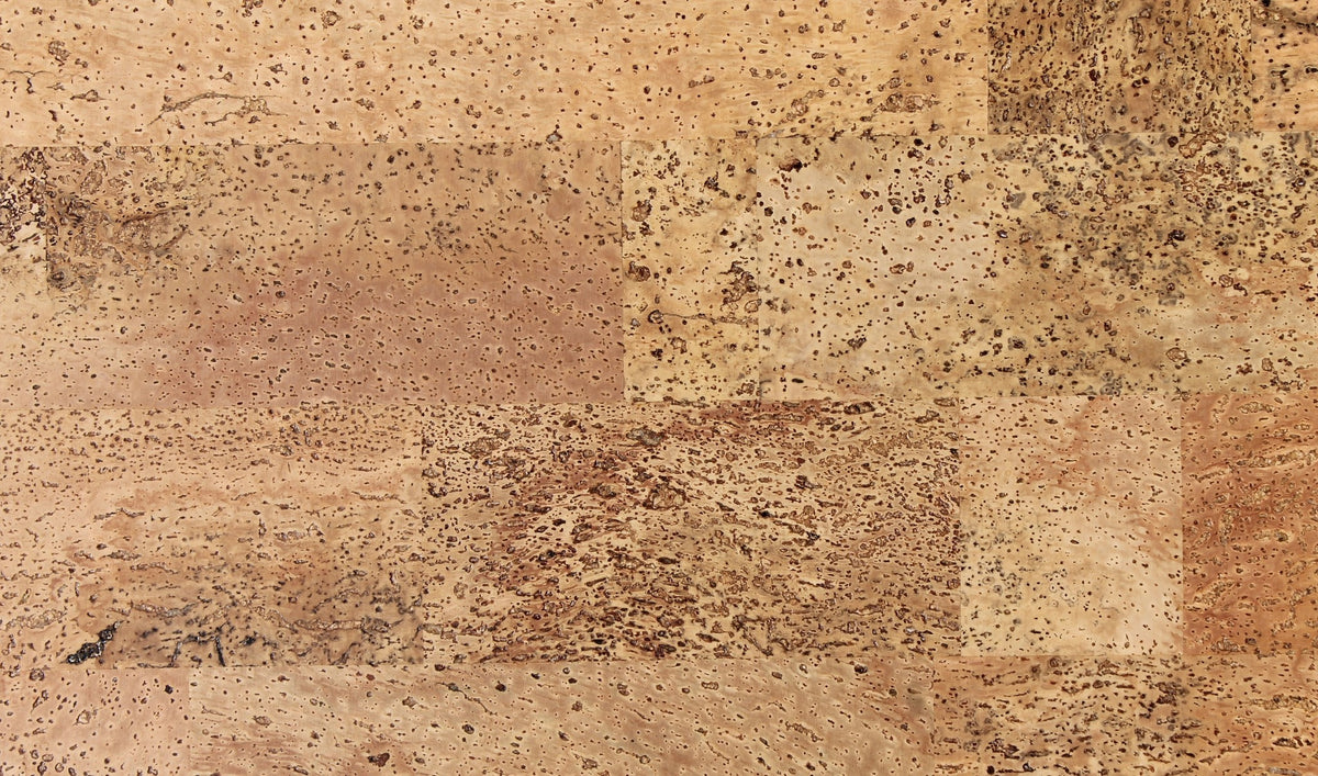 Granorte Gelakte plak kurkvloer - Element Rustic - 60 x 30 cm. - Per m²