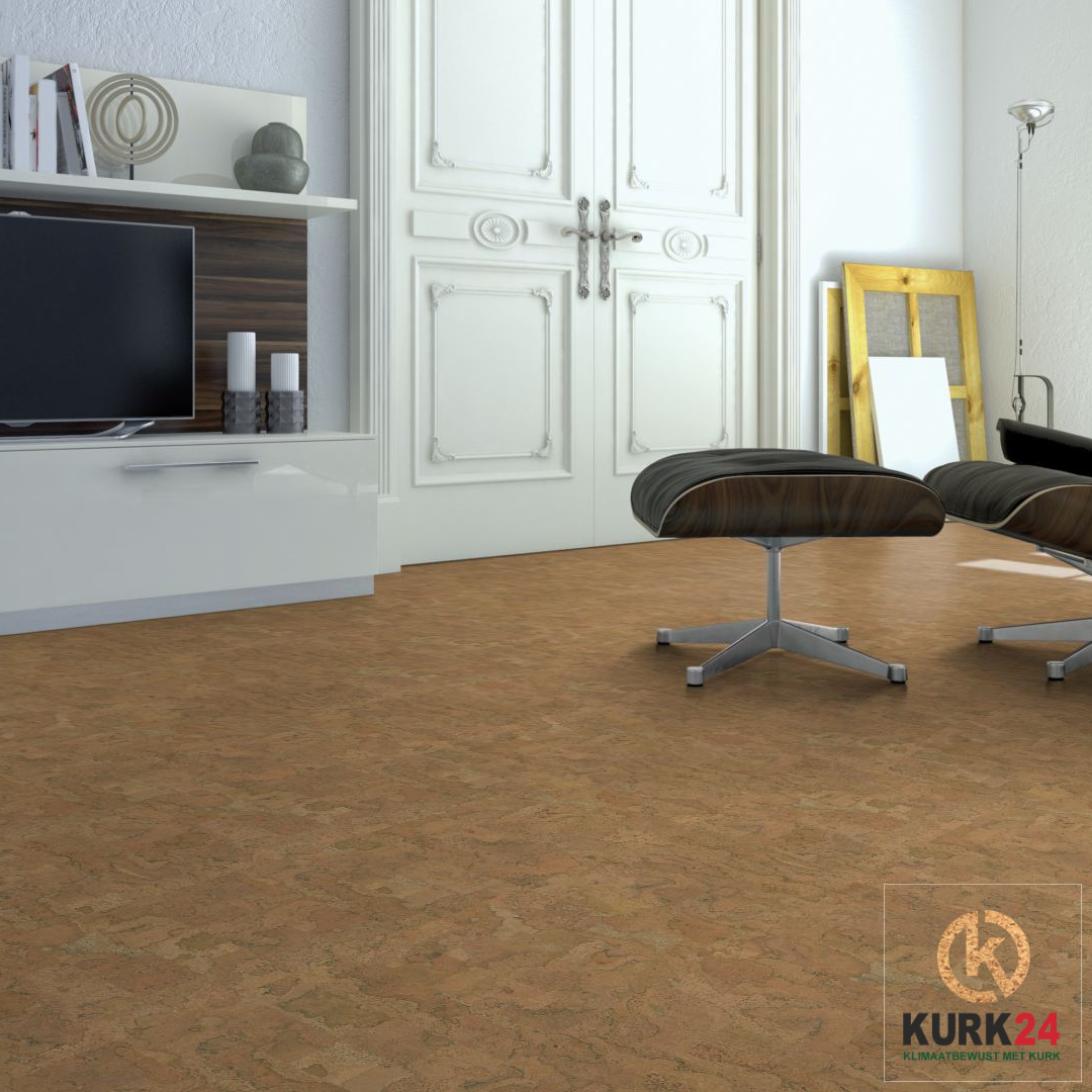 Granorte Gelakte plak kurkvloer - Element Wave- 60 x 30 cm. - Per m²