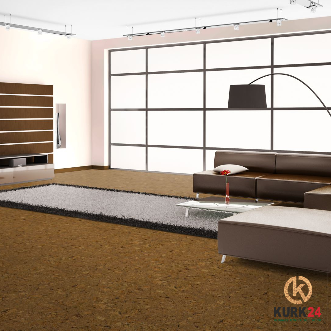 Granorte Gelakte plak kurkvloer - Twist - 60 x 30 cm - Per m²