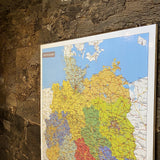 Korkonline Kork-Pinnwand – Landkarte Deutschland - 118 x 82 cm