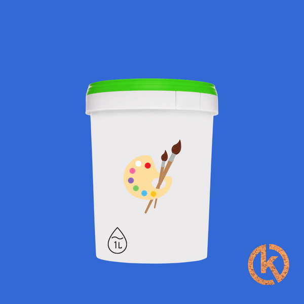 1l Kurkverf - Wandkurk - Blauw
