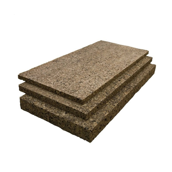 Expandierte Korkplatten - SCHWARZBRAUN - 100 x 50 cm - 30mm Stärke