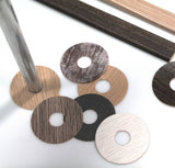 Kurk24 Bijpassende rozet zelfklevend (hout/steen) - 17mm - 10 stuks