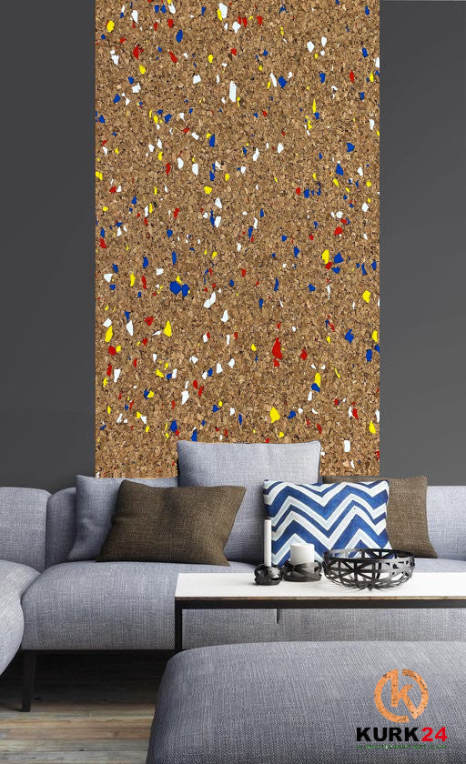 Kurk24 Design kurk prikbord Multicolor - diverse afmetingen