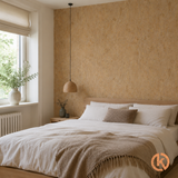 Kurk24 Exclusief Kurkbehang op rol - Twist Goud - 100 cm breed - 0,3mm dik