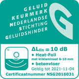 Kurk24 Heat-Foil ondervloer - 10 DB - per m2