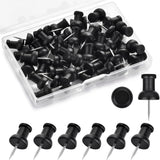 Kurk24 Houten pushpins - 40 stuks - Zwart