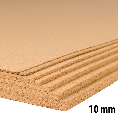 Industrie Korkplatten - 60 x 90 cm - 10mm Stärke