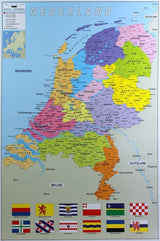 Kurk24 Kork Pinnwand Karte Niederlande - 60 x 90 cm