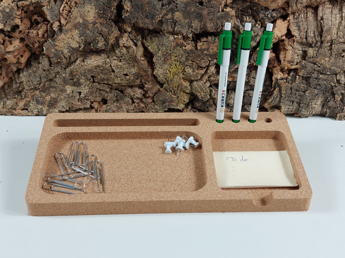 Kurk24 Kork - Schreibtisch Organizer