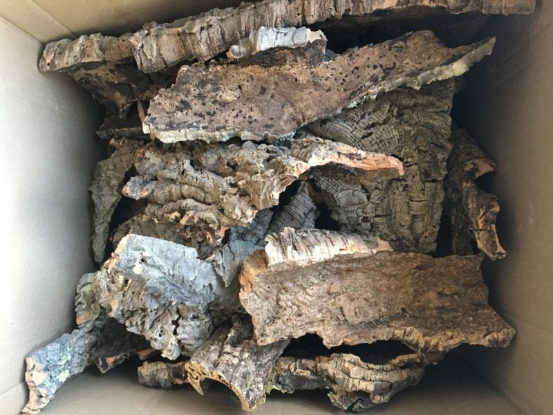 Kurk24 Korkrinde - Korkstück  - flach - Vorteilspackung 10 KG
