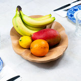 Kurk24 Kurk fruitschaal - golvend