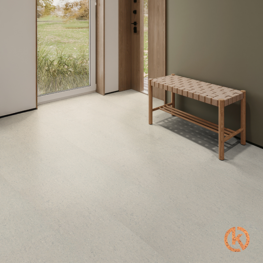 Kork-Klick-Parkett mit Linoleum-Deckschicht