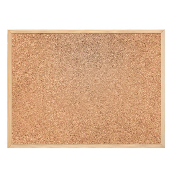 Kork Pinnwand 60x90 cm – Mit Holzrahmen
