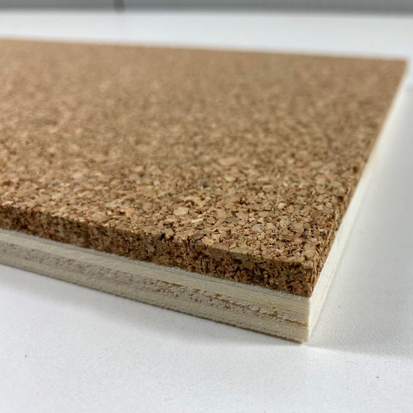 Große Pinnwand nach Maß – 6 mm Kork & 9 mm Sperrholz