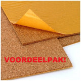 Kurk24 Kurk Prikbord zelfklevend - 60 x 90 cm - 6mm dik - VOORDEELPAK 16 STUKS