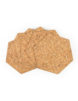 Kurk24 Kurk prikbord zeshoek - Country - zelfklevend - 30 x 30 cm