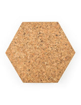 Kurk24 Kurk prikbord zeshoek - Country - zelfklevend - 30 x 30 cm