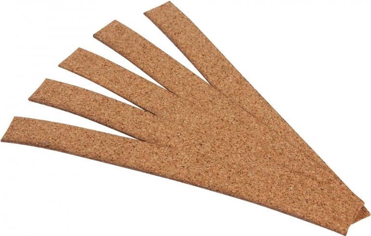 Kurk24 Kurk Rail Bedding H0 - 2mm - Modelspoorbouw 12 stuks