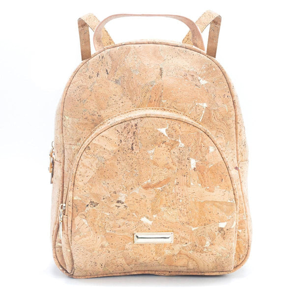 Kork-Rucksack – Damen – Natur Gold – Della