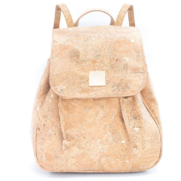 Kork-Rucksack – Damen – Natur Gold – Lina