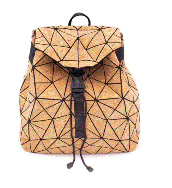 Handtasche aus Kork - Geometrisch - 2 Henkel