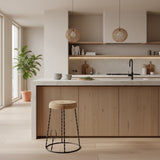 Kurk24 kurk tafel kruk - champagne kurk - metalen frame