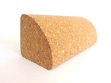 Kurk24 Kurk yoga blok - kwart rond - 230 x 80 x 80mm