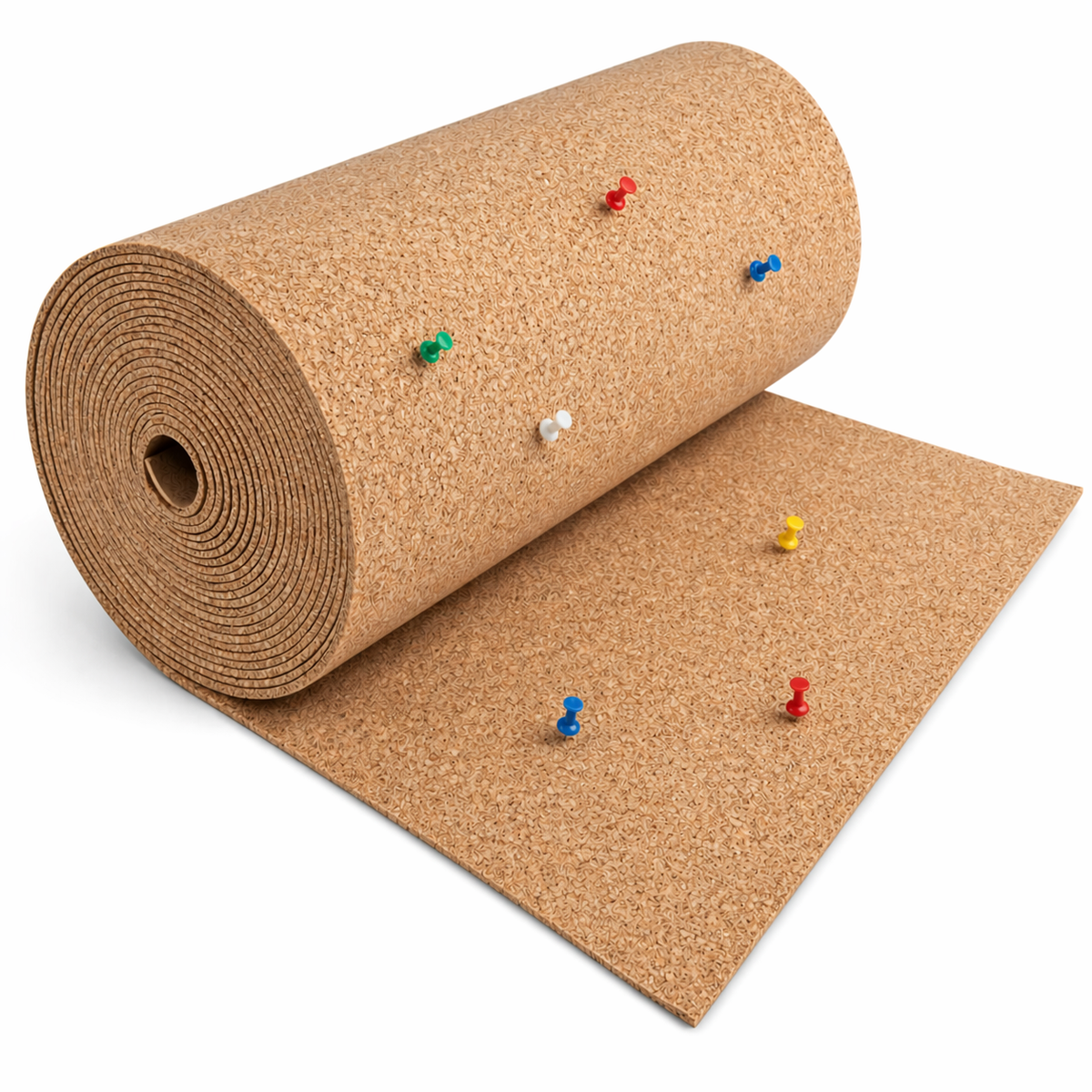 Kurk24 Prikwandkurk voordeelrol - 8mm dik - 100cm breed - 10m lang