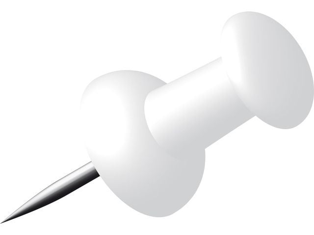Kurk24 Push pins - Wit - 50 stuks