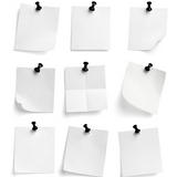 Kurk24 Push pins - Zwart  - 50 stuks
