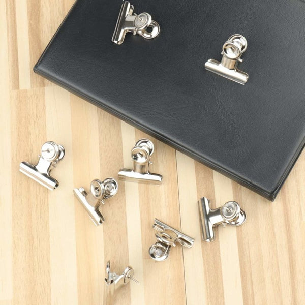 Pushpin Clips Silber - 20 Stück - Vorteilspaket