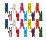 Kurk24 Pushpin Knijpers – Gekleurd – 20 Stuks – Hout