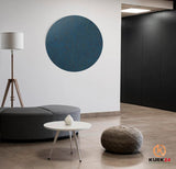 Kurk24 Rond Kurk Prikbord Navy Blue - Diverse Maten