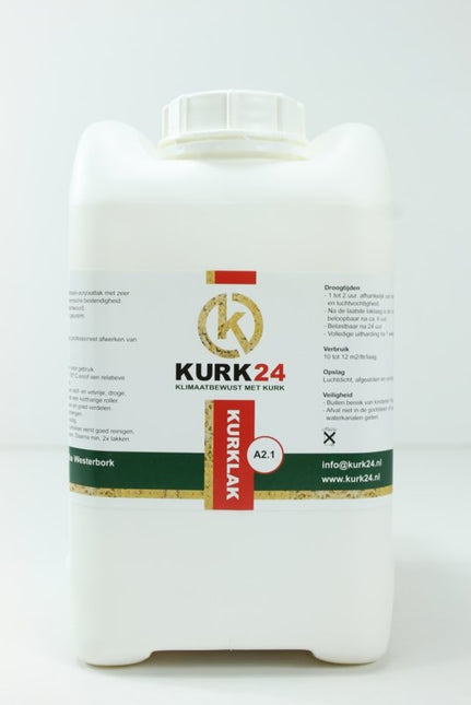Kurk24 Vloerkurk lak - zijdeglans - 5L 17,5m2