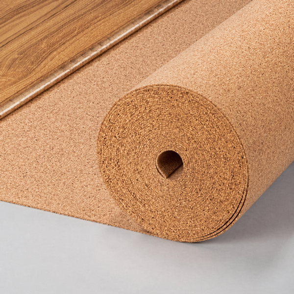Feuchtigkeitsbeständige Korkunterlage auf Rolle – 2 mm dick – 100 cm breit – 10 m lang