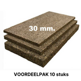 Kurk24 VOORDEELPAK - Geëxpandeerde kurkplaten - 100 x 50 cm - 10 stuks - 30mm