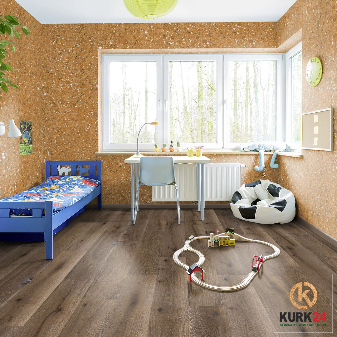 Kurk24 Wandkurk 'Country White' GEWAXT - 60 x 30 cm - 3mm dik - per m²