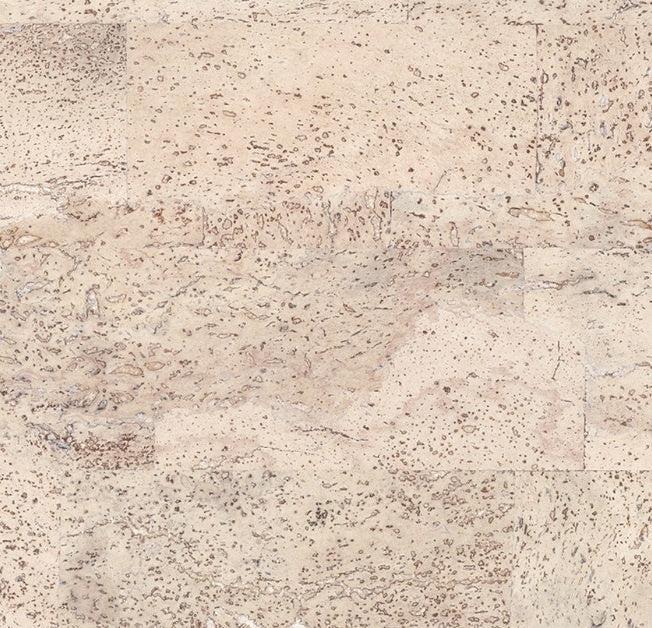 Kurk24 Wandkurk 'Element Rustic White ' GEWAXT - 60 x 30 cm - 3mm dik- per m²