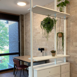 Kurk24 Wandkurk 'Element Rustic White ' GEWAXT - 60 x 30 cm - 3mm dik- per m²