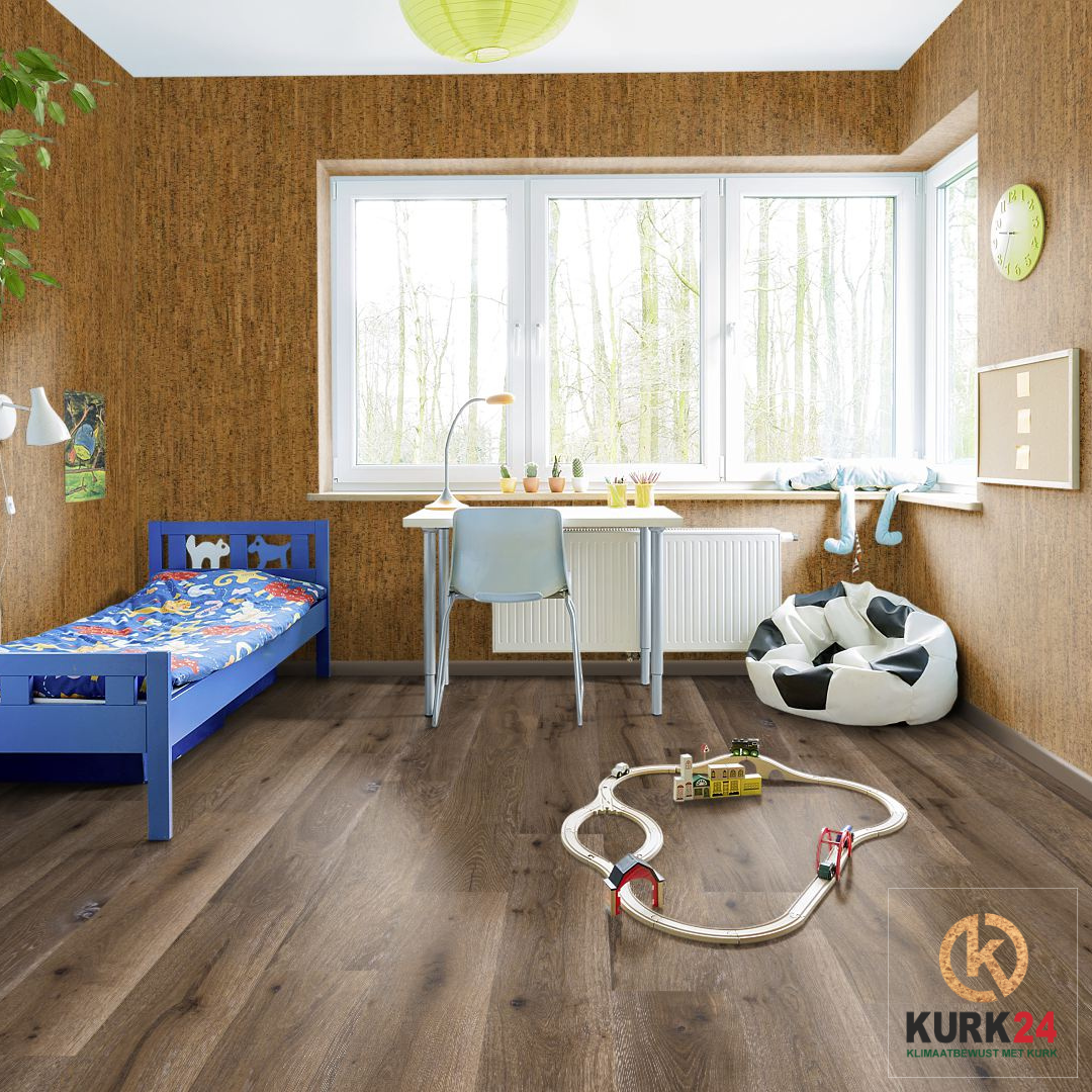 Kurk24 Wandkurk tegel - Amadora - 60 x 30 cm - 3mm dik - GEWAXT - PER M2